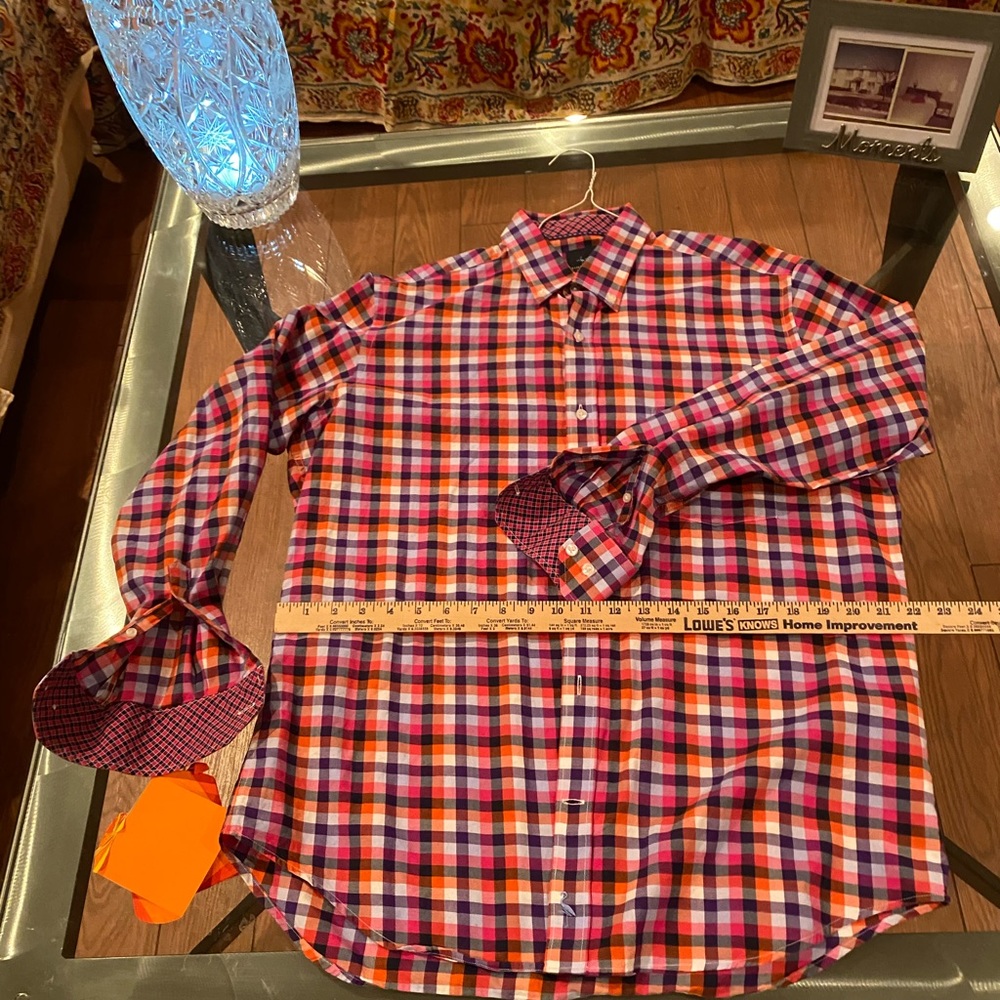 Tailorbyrd Large Button Down Multi Colored - image 3